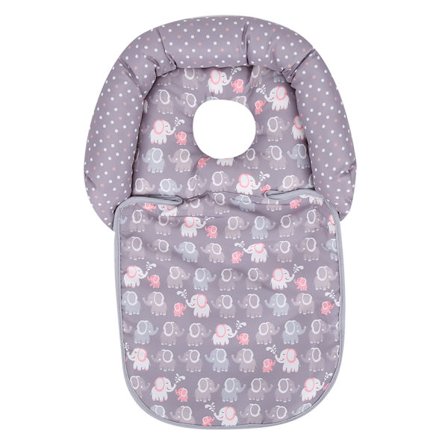 Barnvagn Sittdyna Multifunktionell Anti-rullmadrass Kudde Spädbarnssäkerhet Grå