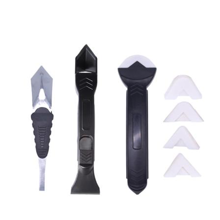 3 stk silikonskraper, fugemassefjerningsverktøy