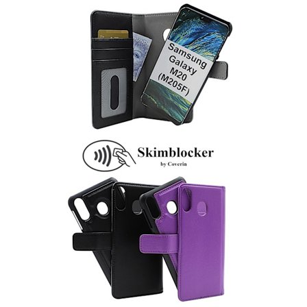 Skimblocker Magnet Wallet Samsung Galaxy M20 (M205F)