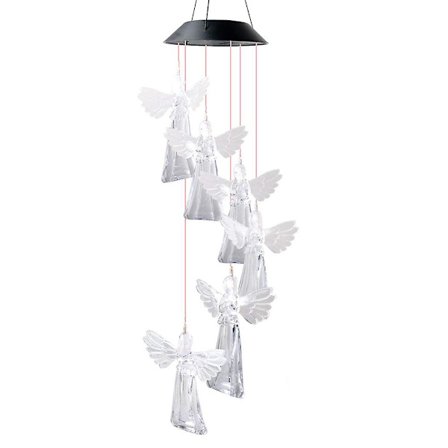 Enkeli Tuulikellot, Lahjoja Äidille, Puutarhalahjoja, Tuulikellot Ulkokäyttöön, Aurinko Tuulikellot