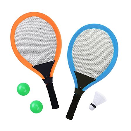 Leksak Badminton Tennis Set Tennis Racket Barn Badminton Racket Barn Vatten Tennis Bollar