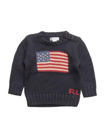 Ralph Lauren Baby | The Iconic Flag Sweater | 85-90