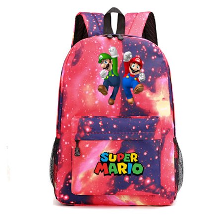 Mario Ryggsäck Mochila Barn Väskor Kapacitet-1