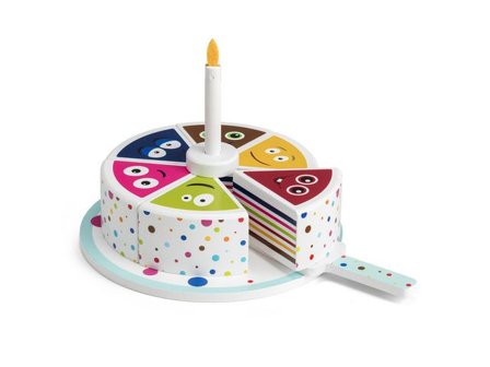 Babblarna Tårta i trä - Lyreco - Skola och förskola - Lekmaterial - Förskolelek