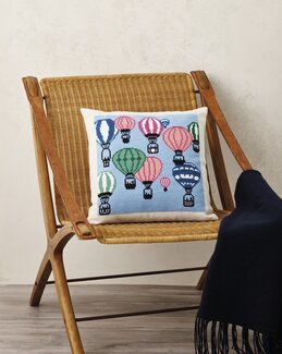 Broderikit Kudde Luftballonger - Permin