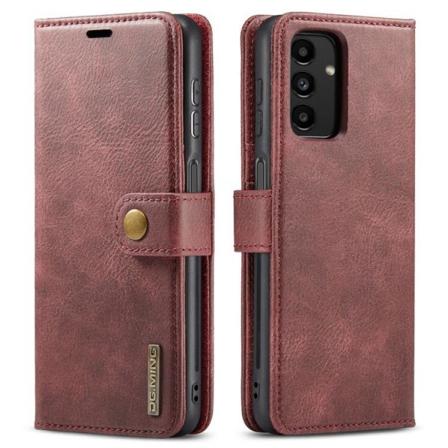 Dg.ming Folio Flip Detachable Plånboksfodral Galaxy A13 4g - Röd