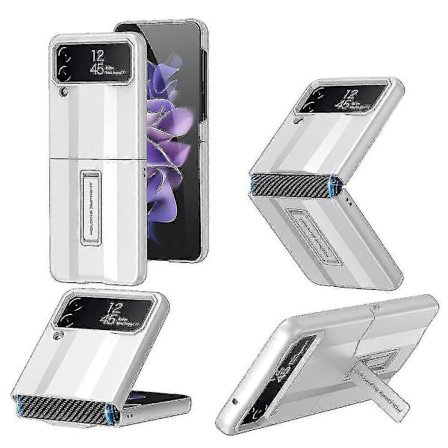 Etui Kompatibelt Med Samsung Galaxy Z Flip 4, Ultratynt PC Beskyttelsesdeksel Med Hengselbeskyttelse & Støtte