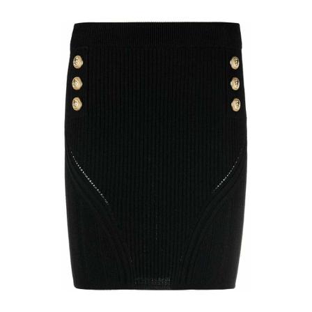 Balmain Short Skirts Sort, Dame