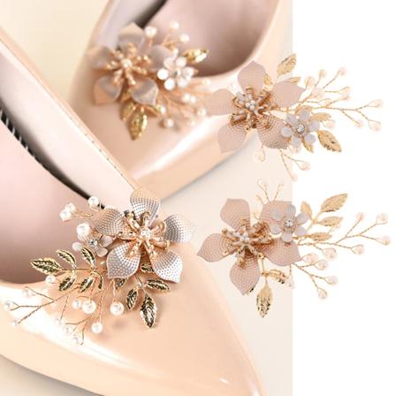 1 par rhinestone sko sjarm ornamenter støvler dekorasjon