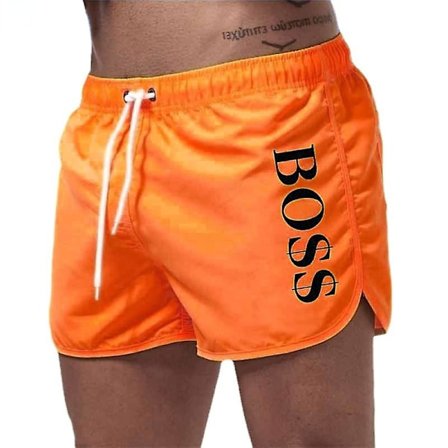 Casual Fashion Strandshorts för män Vita badshorts