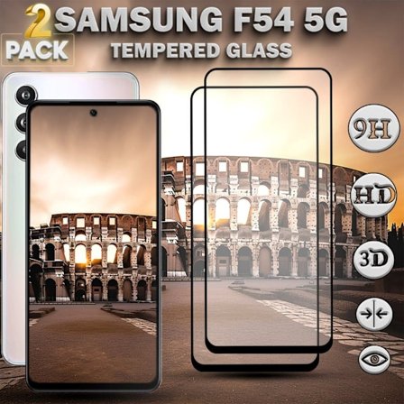 2-Pack Samsung F54 Skärmskydd - Härdat Glas 9H - Super kvalitet 3D