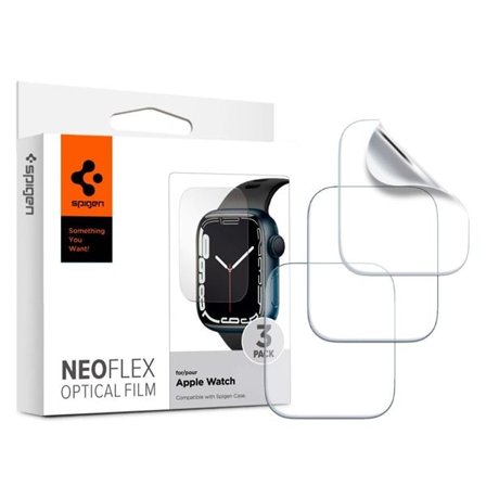 Spigen Neo Flex beskyttelsesfilm for Apple Watch 4/5/6/7/8/SE (40/41mm) - 3 stk.