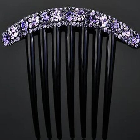 Blomkristall Hiussoljet Hiuskammat LILA violetti