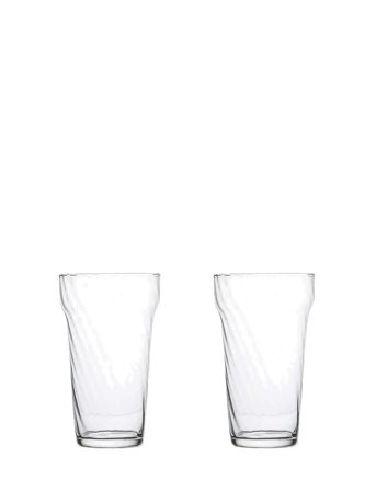 Byon Highball Glass Opacity 2Pcs/Set - Nude - 43 CL