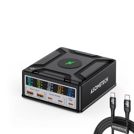 260W GaN lader Digital Display Desktop USB Type C lader