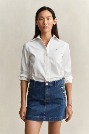 GANT Damen Jeanshemd (38) Weiß