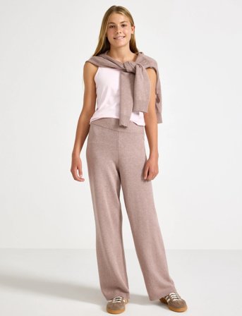 Lindex Trouser Knitted - Beige - 170