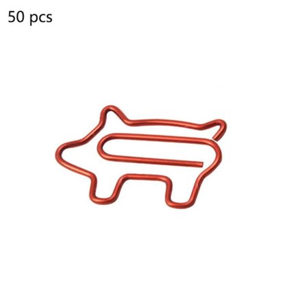 50 STK Papirclips Bindeclips PIG PIG