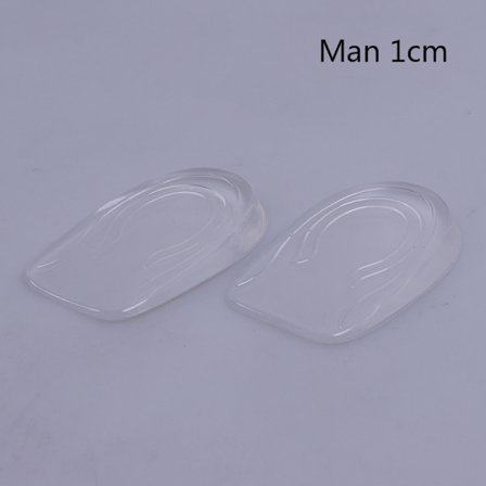 1 Par Höjdlyft Herr Dam Skor Innersula Silikon Hälinlägg