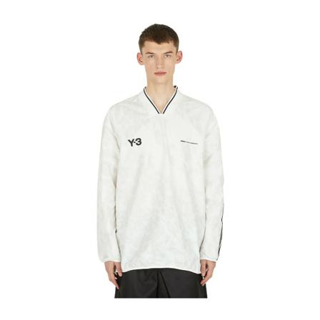 Y-3, T-Shirts Wit, Heren, Maat:L,polyester,print