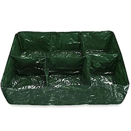 6 Uppdelade Galler Förhöjd Trädgårdsplanterare Odla Kruka För Utomhusörter Blommor Växter