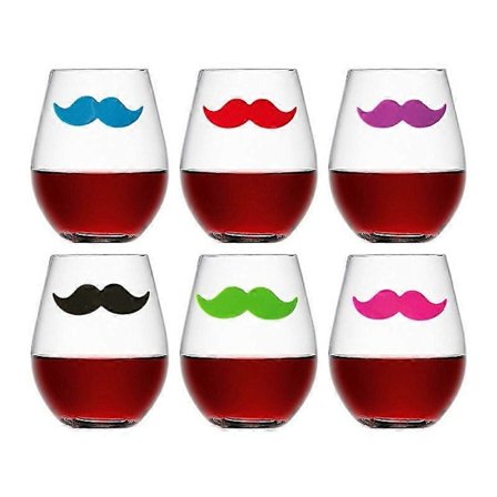 Silikoniset punaviinilasin partamerkki viinilasit, personoitu etiketti, silikoniset huuliviinilasitarrat, 6 kpl