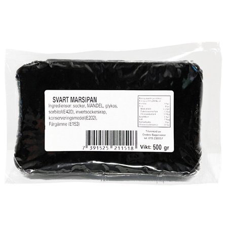 Marsipan Svart 500 g