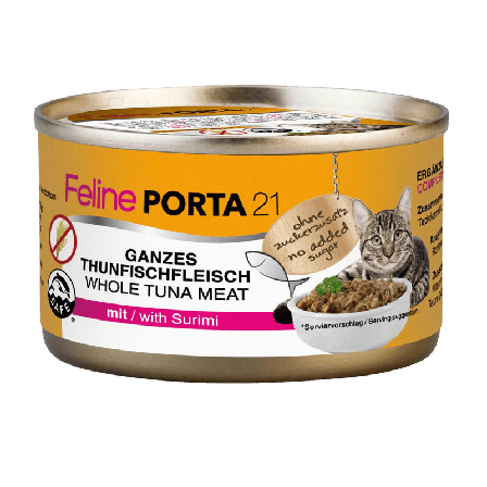 Porta21 - Feline Tunfisk med surimi 90g - Katt - Kattefôr & kattemat - Våtfôr og våtmat - ZOO.no