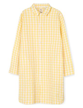 Bæk&Bølge Jette Long Shirt Toppi Keltainen Juna