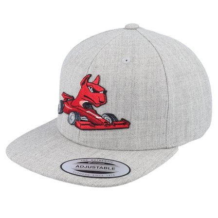 Kiddo Cap - Harmaa snapback Lippis - Kids Dog Formula 1 Kids Heather Grey Snapback @ Hatstore