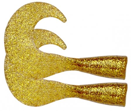 Extra Svans till Zonker Tail, 2-pack (guld/glitter)