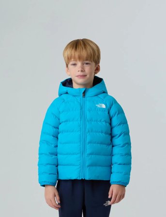 The North Face Kid Reversible Perrito Hooded Jacket - Blue - 91-99