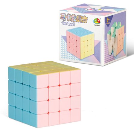 4x4 No Sticker 6 Väriä Rubikin Kuutio Magia Koulutuslelut Haastelahja Lapsille ja Aikuisten
