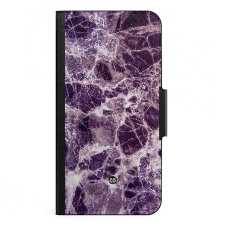 Naive iPhone 13 Mini Plånboksfodral - Lila Marmor