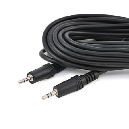 2 stk. 3 meter 3,5 mm hann til hann stereolyd Aux-forlengelseskabel