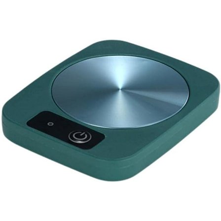 Smart Kaffevarmer USB 131°F/55°C Termostatisk Coaster Varme Te Drik Espresso Kop Kage Boxy Mælk på Kontor (Grøn, Kun Varmer)
