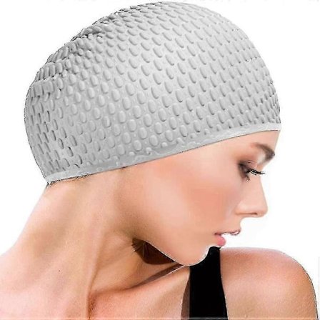 Sklisikker og vanntett silikonbadehette unisex