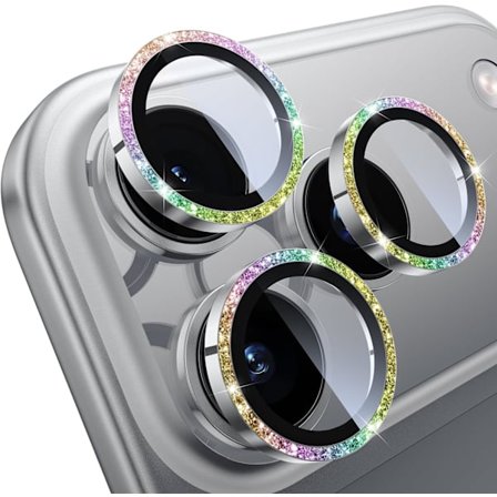 för iPhone 17 Pro Max/iPhone 17 Pro Kameraskydd - 9H Hårdhet Reptåligt Bubblfritt, HD Härdat Kamerametall