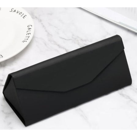 2 stk. Svart brilleetui, hardt brilleetui, brilleetui, skinn