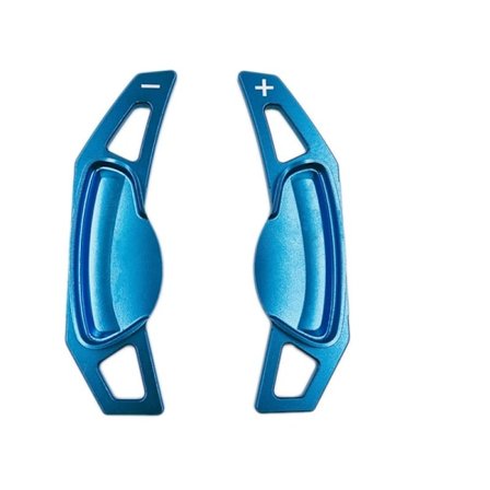 Blå växelpaddlar förlängningar för ratt passar till SMART Fortwo