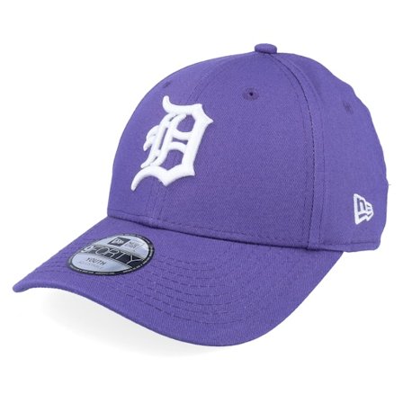 New Era - MLB Lilla adjustable Caps - Kids Detroit Tigers League Essential 9FORTY Purple/White Adjustable @ Hatstore