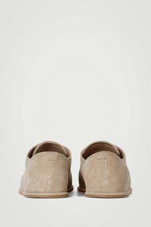 COS Men's Scarpe Derby In Pelle Scamosciata in Beige