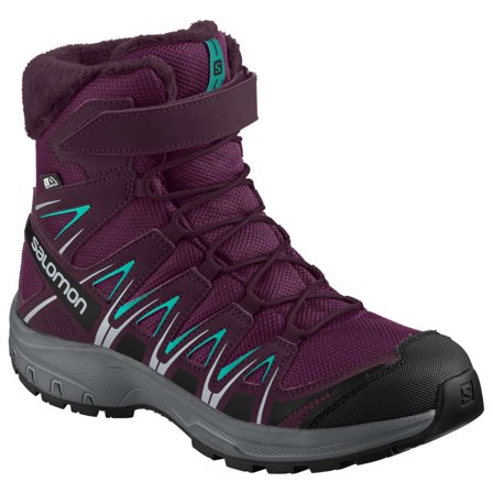 Salomon Junior XA Pro 3D Winter TS CSWP Children lined boots Purple 36