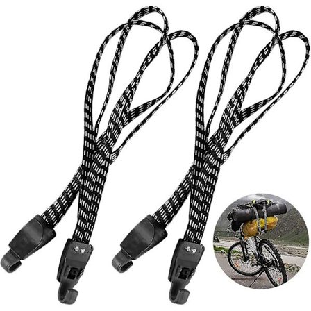2 stk. Bungee-snore med kroge Bungee-snore Cykel Bungee-snore