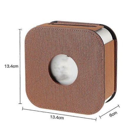 Beskyttende skinnetui for datamaskinvert, tilbehør for Mac Mini 2024 / M4 Brun