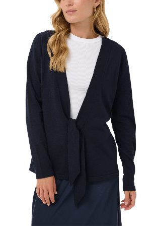 Saint Tropez MilaSZ Tie Cardigan Tröjor Dam Svart XL