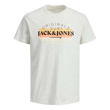 Jack & Jones T -shirt , Grijs , Heren , Maat: L