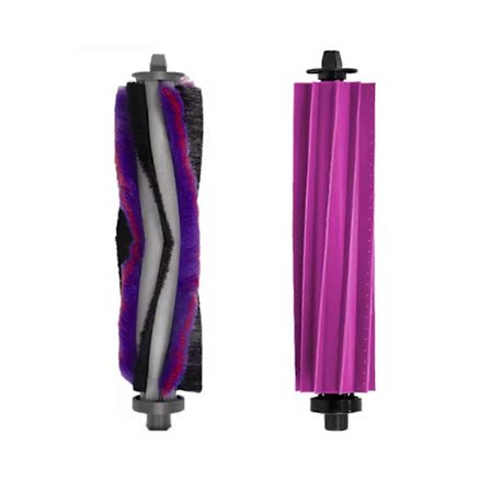 2 STK Erstatningsvakuum børste for E10S / E20 Plus Støvsuger Reservedeler Hovedbørste Rullebørste