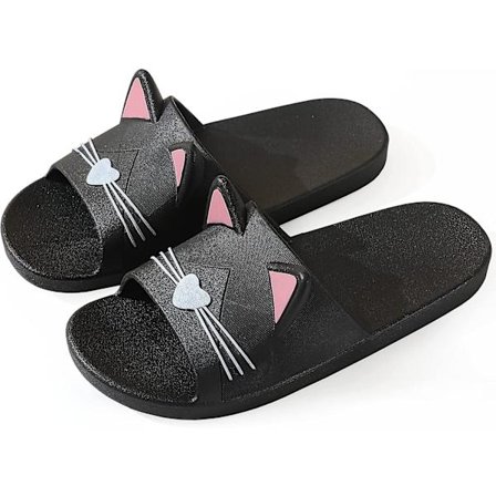 Dww-Noir Tøfler for barn og jenter, flip-flops, tøfler, badesko, kvinner, menn, sandaler for basseng, strand 40-41EU