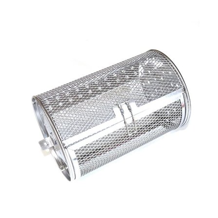 Rostfritt Stål BBQ Grill - Rund Utomhus BBQ Eldstad Grill - Camping Picknick